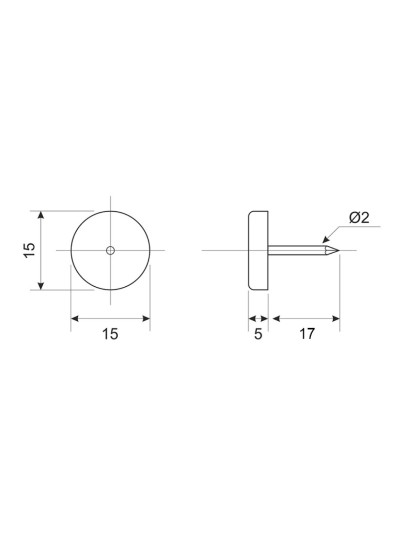 Опора одинарна Гвоздікова *  - 1 2