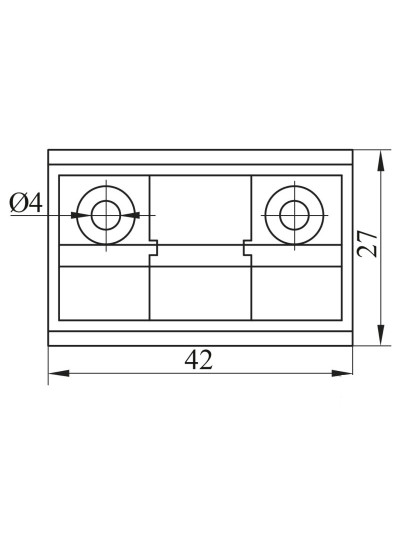 Кутник монтажний пластиковий подвійний Білий  - 1 2