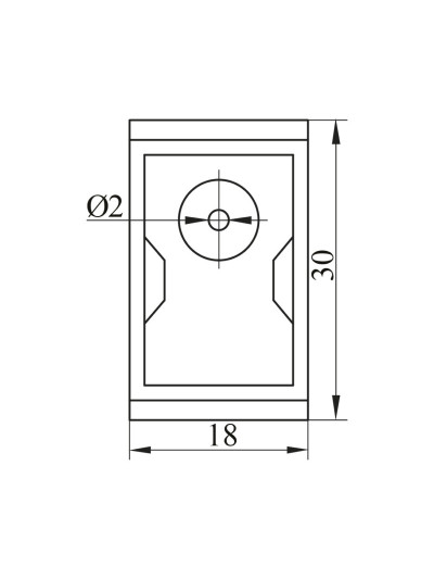 Уголок монтажный пластиковый одинарный Серый  - 1 2