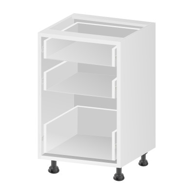 6.1К Тумба нижняя 3 ящика 470х500х820 мм MebTech - 10
