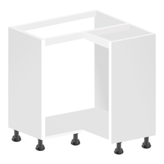 20К Тумба нижняя угловая 900х900х820 мм MebTech - 10