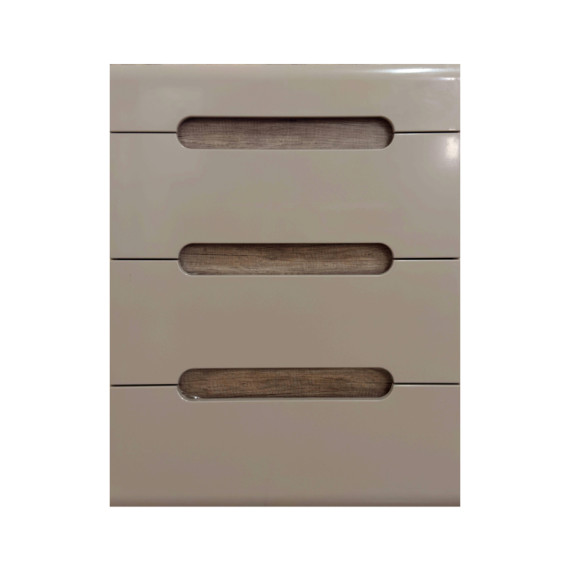 Комод Флоренс Мокко 1040х800х435 на 4 шухляди MebTech - 1