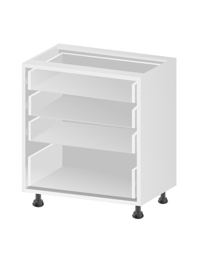 9.3К Тумба нижняя 4 ящика 470х700х820 мм  - 8