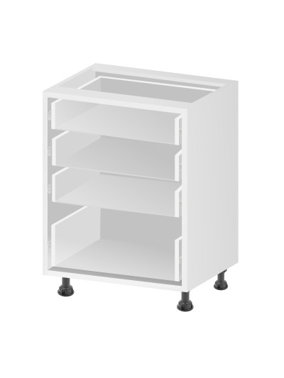 9.2К Тумба нижняя 4 ящика 470х600х820 мм  - 8