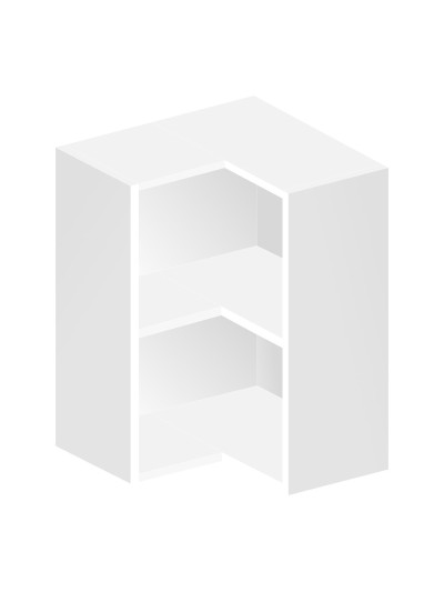 21К Шкаф верхний угловой 600х600х720 мм  - 8