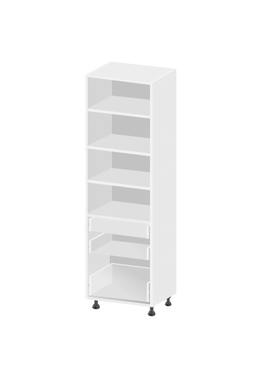 17.1К Пенал кухонний 3 шухляди 570х600х2140 мм  - 8