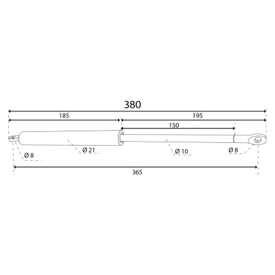 Амортизатор для кровати BMEG 1200N  - 2