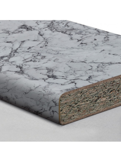 Столешница LuxeForm W139 Крестола Бьянка 1U MR6 влагостойкая 4200x600x38 мм LuxeForm - 1 2