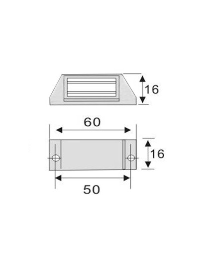 copy of Клямка магнітна маленька Біла  - 1 2