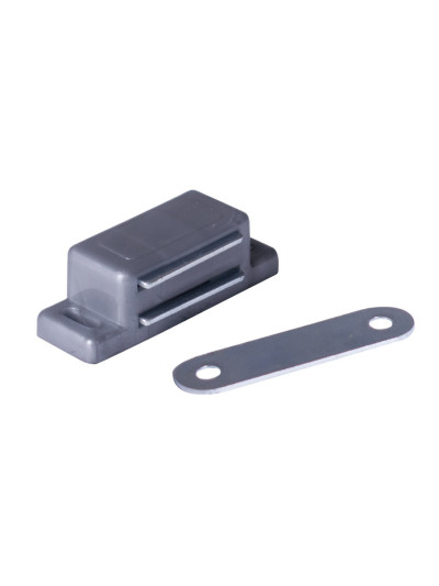 Клямка магнітна маленька Серая  - 1