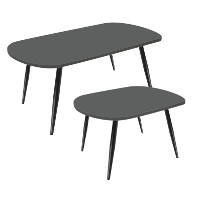 Журнальний столик 1000х550 Графит 0162 (комплект) MebTech - 2
