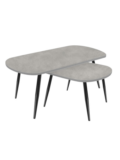 Журнальный столик 1000х550 Матера Белый 0552 (комплект) MebTech - 1 2