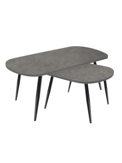 Журнальний столик 1000х550 Матера Сірий 0553 (комплект) MebTech - 1 2