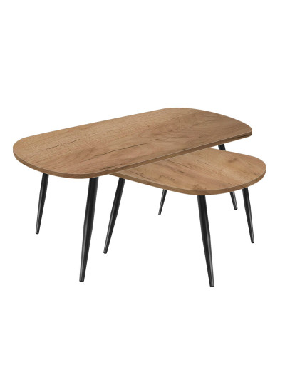 Журнальний столик 1000х550 Дуб Крафт Золотbй K003 (комплект) MebTech - 2 2