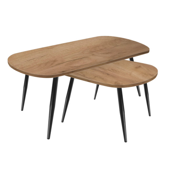 Журнальний столик 1000х550 Дуб Крафт Золотbй K003 (комплект) MebTech - 1