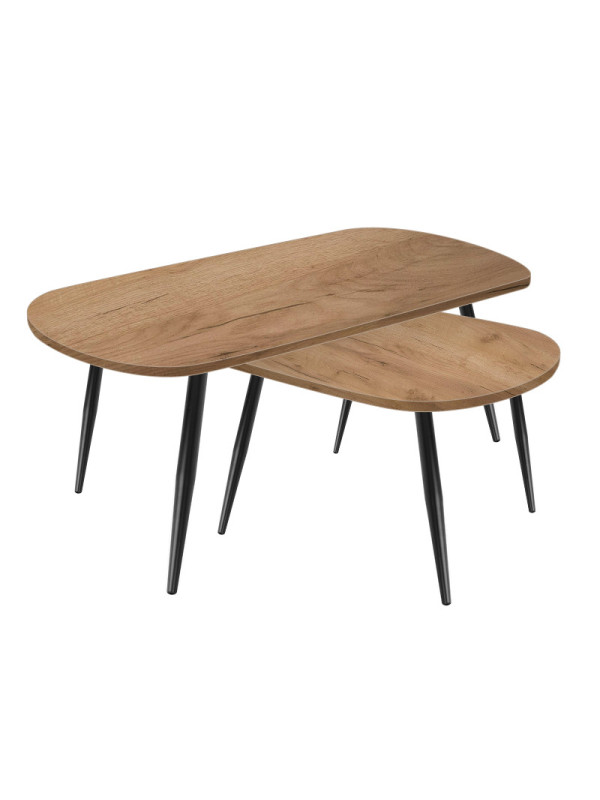 Журнальний столик 1000х550 Дуб Крафт Золотbй K003 (комплект) MebTech - 1