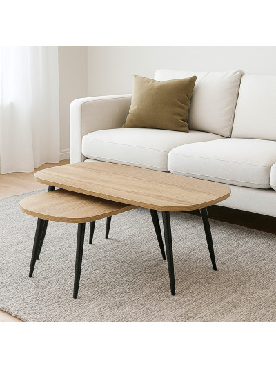 Журнальный столик 1000х550 Дуб Сонома 0331 (комплект) MebTech - 1