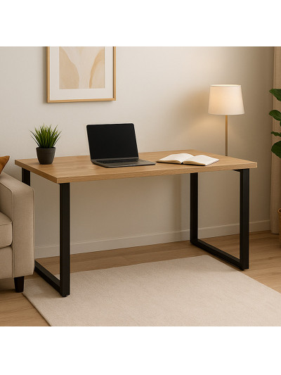 Стіл у стилі лофт 1250х670х700 мм на металевому каркасі MebTech - 1