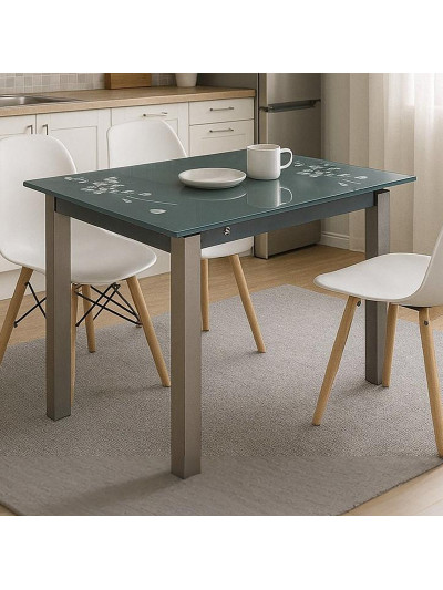 Стіл скляний 1000х780х620+19+19 мм Уцінка MebTech - 1