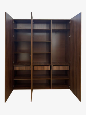 Шафа розпашна 3-дверна Горіх Діжон 1800х2300х450 (2 модулі) MebTech - 3