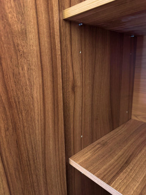 Шкаф распашной 3-дверный Орех Дижон 1800х2300х450 (2 модуля) MebTech - 5