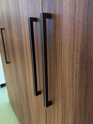 Шкаф распашной 3-дверный Орех Дижон 1800х2300х450 (2 модуля) MebTech - 6