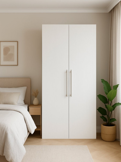 Шафа розпашна 2-дверна Білий преміум 1200х2300х450 MebTech - 1 2