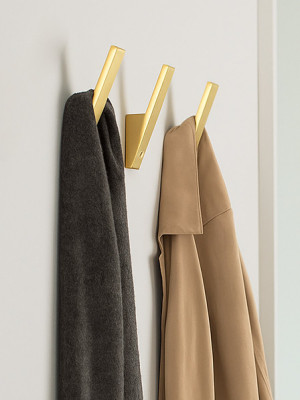 Крючок одинарный FF 15/108 матовое Золото GIFF - 2