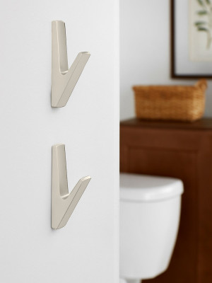 Крючок одинарный FF 15/106 браш Cатин никель  - 2