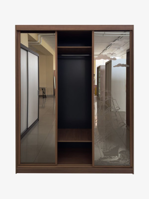 Шкаф-купе 3-дверная зеркало Корабль 1800х620х2300 MebTech - 5