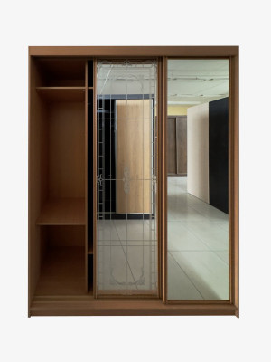Шкаф-купе 3-дверный зеркало Витраж 1800х620х2300 MebTech - 2