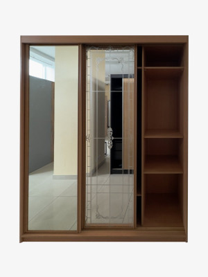 Шкаф-купе 3-дверный зеркало Витраж 1800х620х2300 MebTech - 4