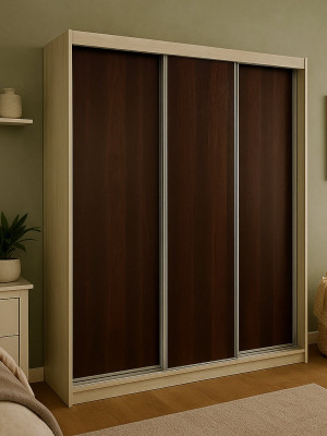 Шкаф-купе 3-дверный Коричневый 1800х620х2300 MebTech - 2