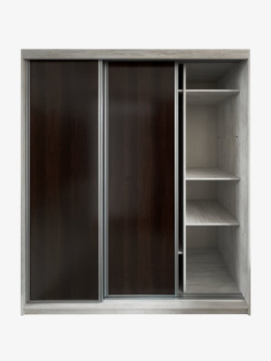 Шкаф-купе 3-дверный Коричневый 1800х620х2300 MebTech - 6