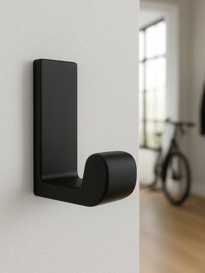 Гачок для одягу меблевий 15/102 Чорний  - 4