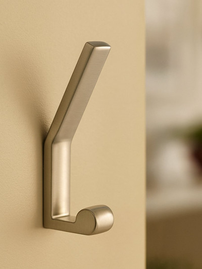 Крючок двухрожковый FF 15/103 браш Сатин никель  - 3