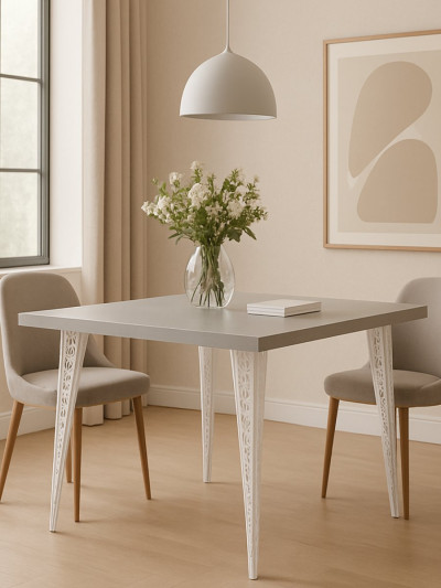 Опора для столу H710 мм Париж Біла  - 1 2