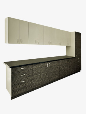 Кухня Сафари 3,6 метра Зебрано + Ваниль (ЛДСП фасады) MebTech - 4