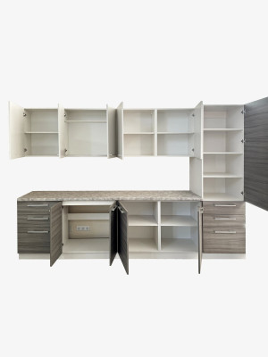 Кухня Дібрава 3,2 метра Дрифвуд + Камель беж (ЛДСП фасади) MebTech - 2