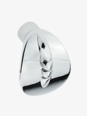 Ручка мебельная кнопка A 295 G2 Хром Rolla - 1