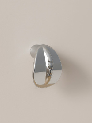 Ручка меблева кнопка A 295 G2 Хром Rolla - 2