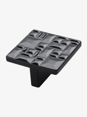 Ручка кнопка меблева CEBI 467.032 Чорний глянець MebTech - 1