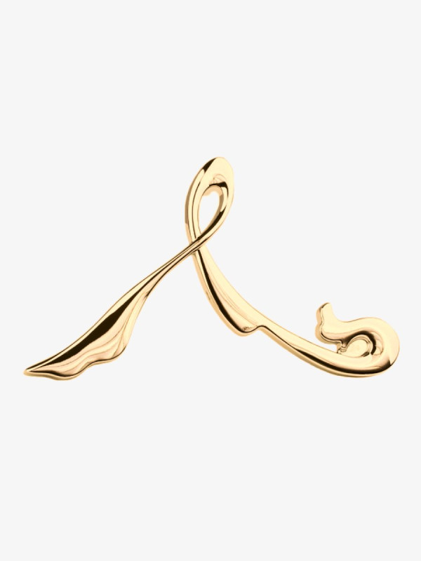 Ручка декоративна DU 21/96 золото, ліва Rolla - 1