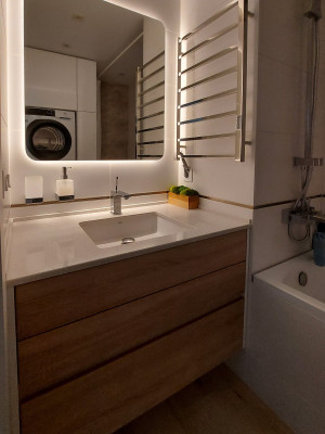 Просторная ванная комната с отдельным туалетом AZ-02  - 2