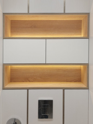 Просторная ванная комната с отдельным туалетом AZ-02  - 6