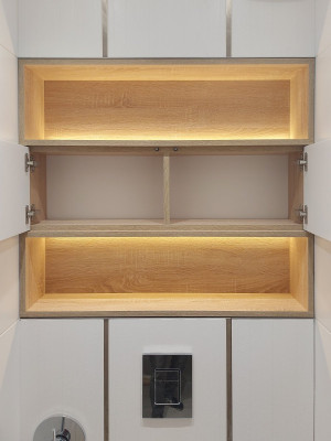 Просторная ванная комната с отдельным туалетом AZ-02  - 7