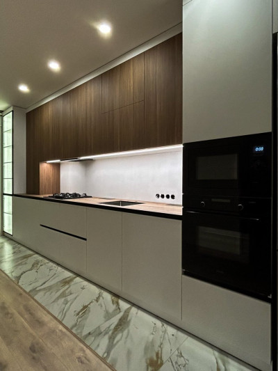 Кухня из премиальных материалов минимализм  - 1 2