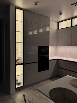 Стильна сіра кухня із Пінтерест преміальні матеріали  - 10