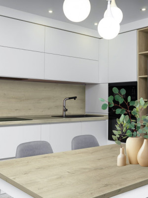 copy of Столешница LuxeForm L150 Дуб Бристоль 1U R3, R6 LuxeForm - 3