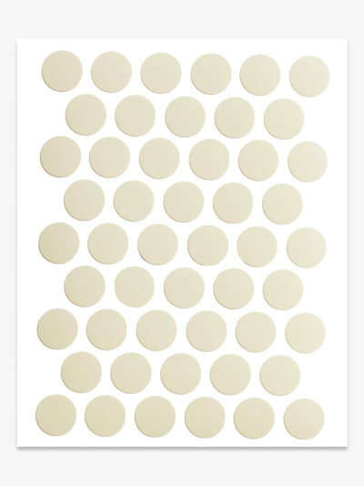 Заглушка конфирмат самоклеющаяся К-1190 Визон Кремовый 50шт  - 1